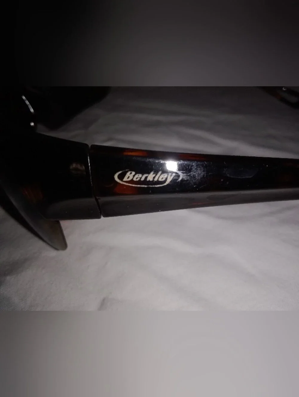 Berkley Sunglasses Brown Reflective Lens With Tortoise Shell Frame